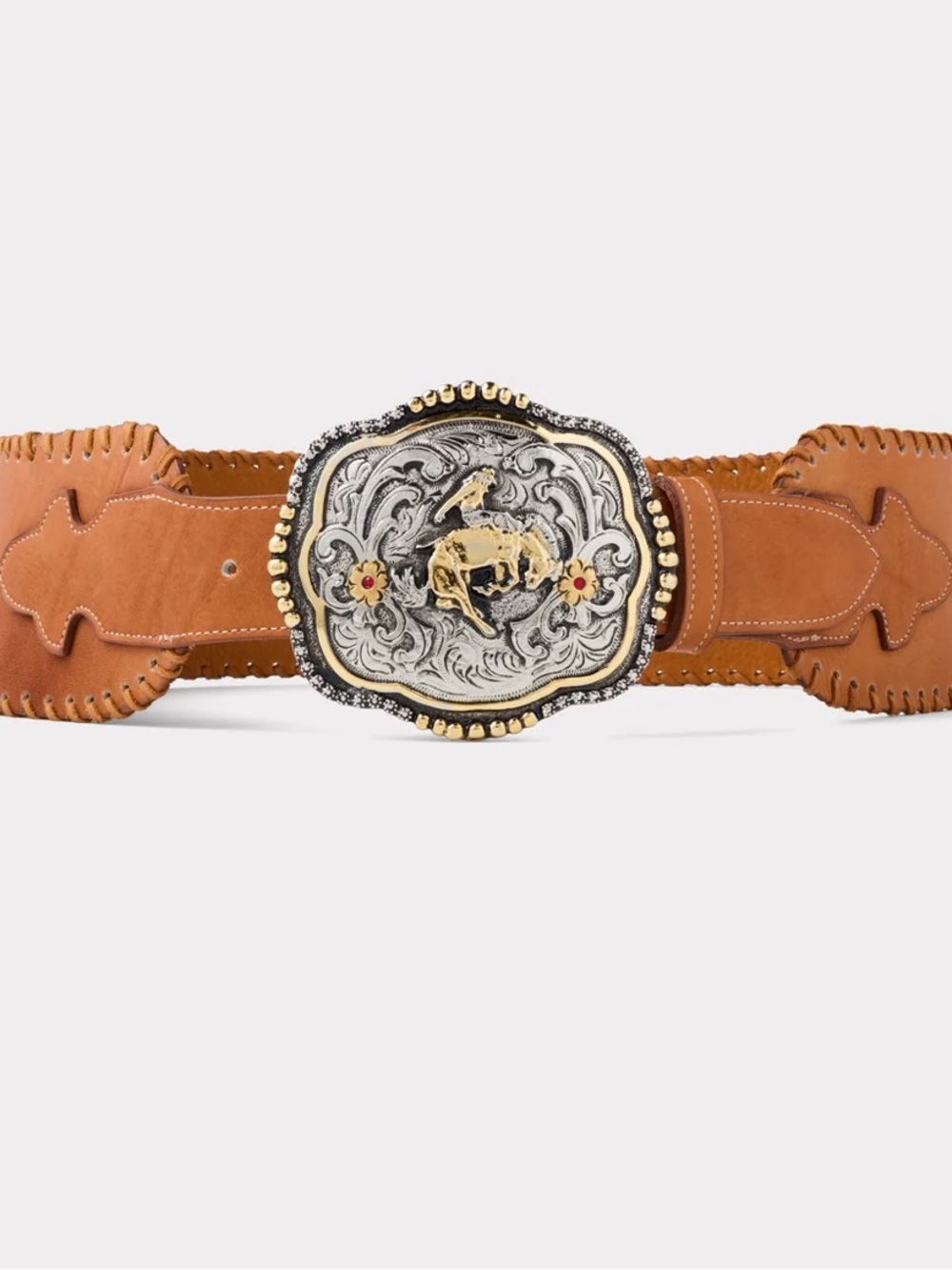 Lucchese TROPHY BUCKLE BELT - NWT - L - Picture 16 of 16